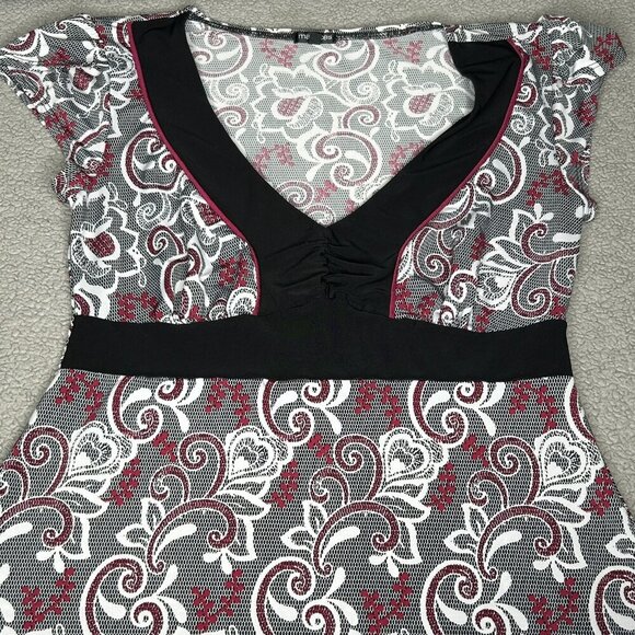 Vintage Y2K Maurices Top Womens Small Babydoll Empire Grunge Fairy Whimsigoth S - Picture 3 of 9